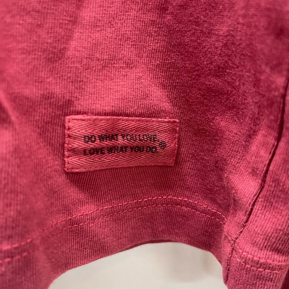 Life Is Good Women's Long Sleeve Tee - Dusty Rose with White Graphic - Picture 4 of 4